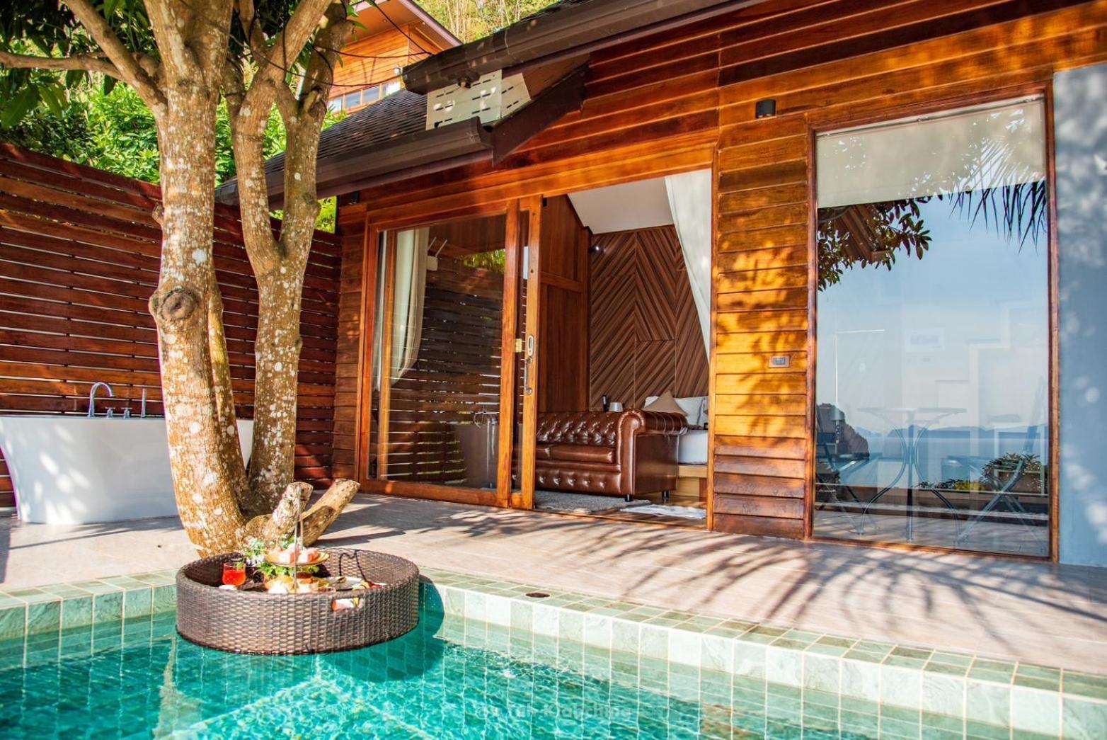 เขาทองพูลวิลล่ากระบี่ Khaotong Pool Villa Krabi Ban Nai Sa Extérieur photo