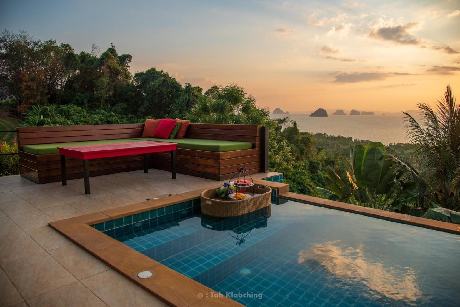 เขาทองพูลวิลล่ากระบี่ Khaotong Pool Villa Krabi Ban Nai Sa Extérieur photo