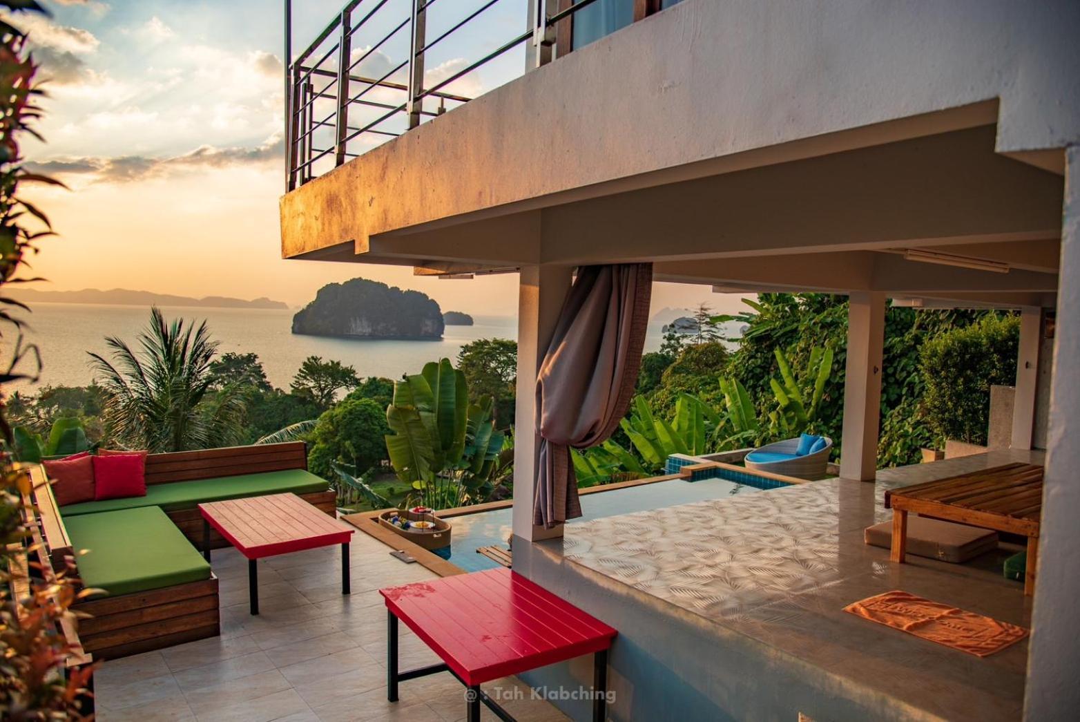 เขาทองพูลวิลล่ากระบี่ Khaotong Pool Villa Krabi Ban Nai Sa Extérieur photo