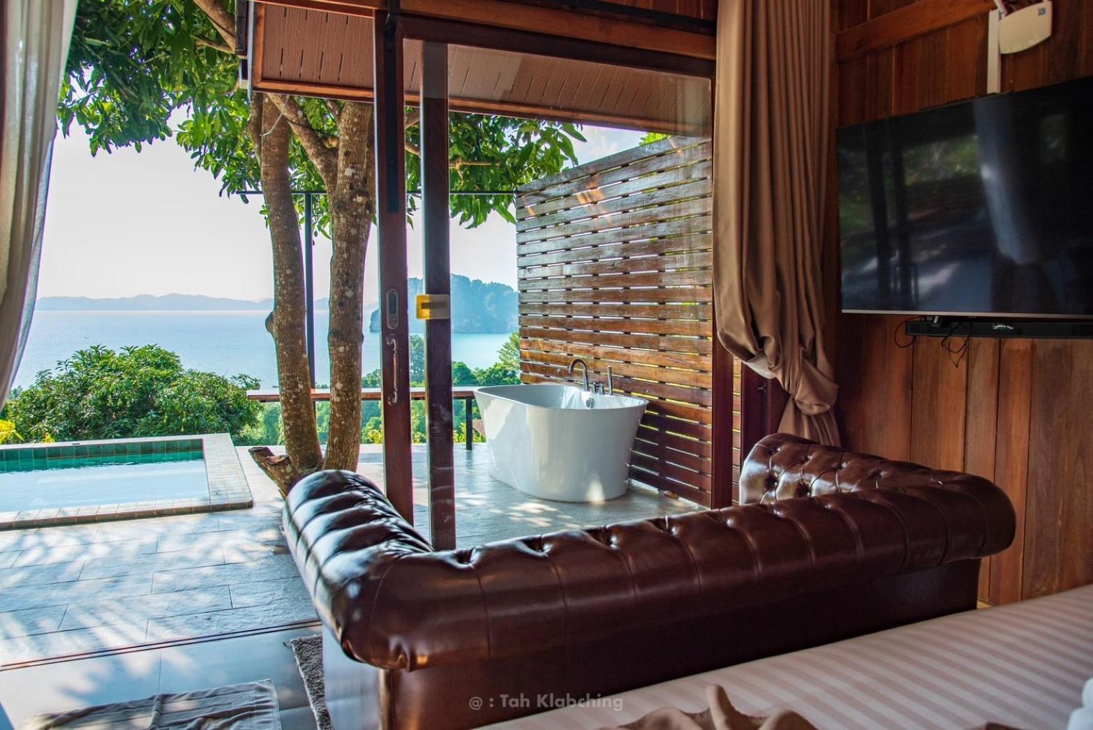 เขาทองพูลวิลล่ากระบี่ Khaotong Pool Villa Krabi Ban Nai Sa Extérieur photo