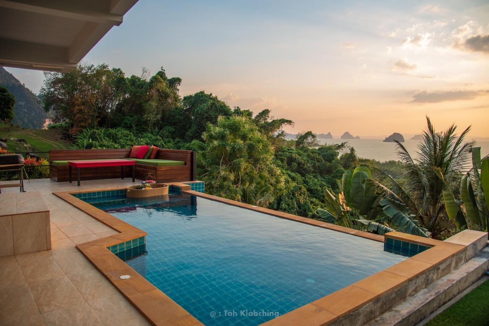 เขาทองพูลวิลล่ากระบี่ Khaotong Pool Villa Krabi Ban Nai Sa Extérieur photo